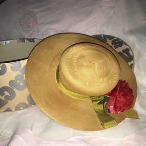 ROSEBUD: STRAW HAT, VINTAGE 1950;S